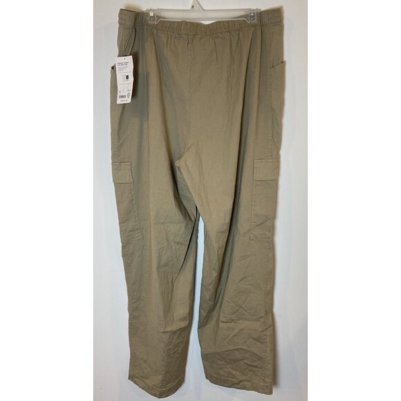 NWT Athleta Paradise Straight Leg Cargo Pants Tan Khaki Large L New - Picture 5 of 7